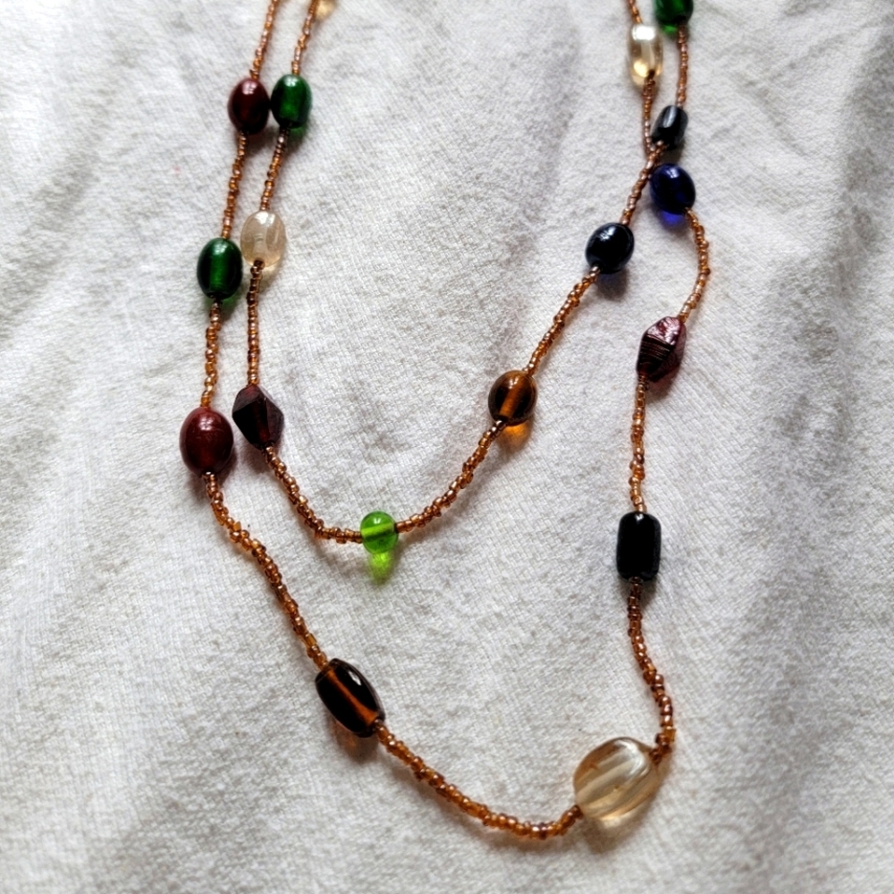Fall/Autumn Bead Necklace